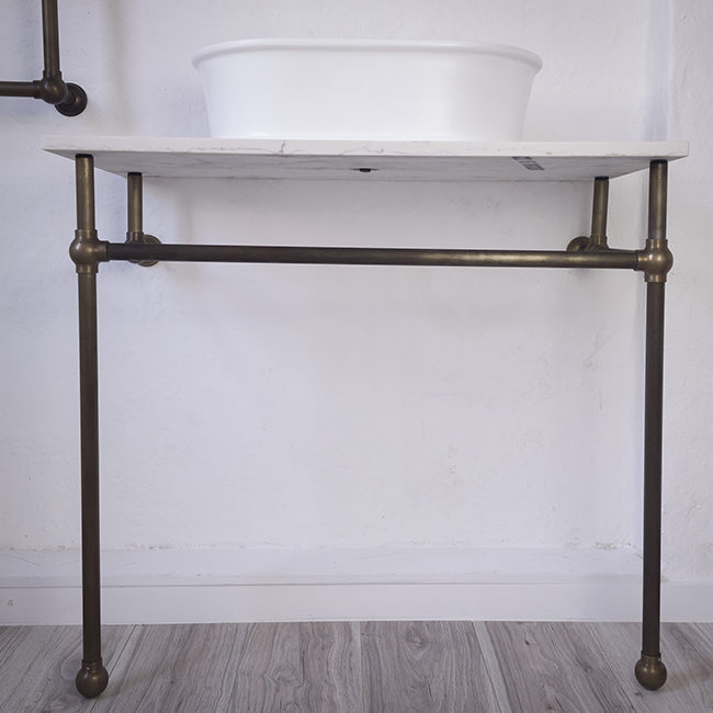 Aged Brass Console Classic up to 950mm x 450mm